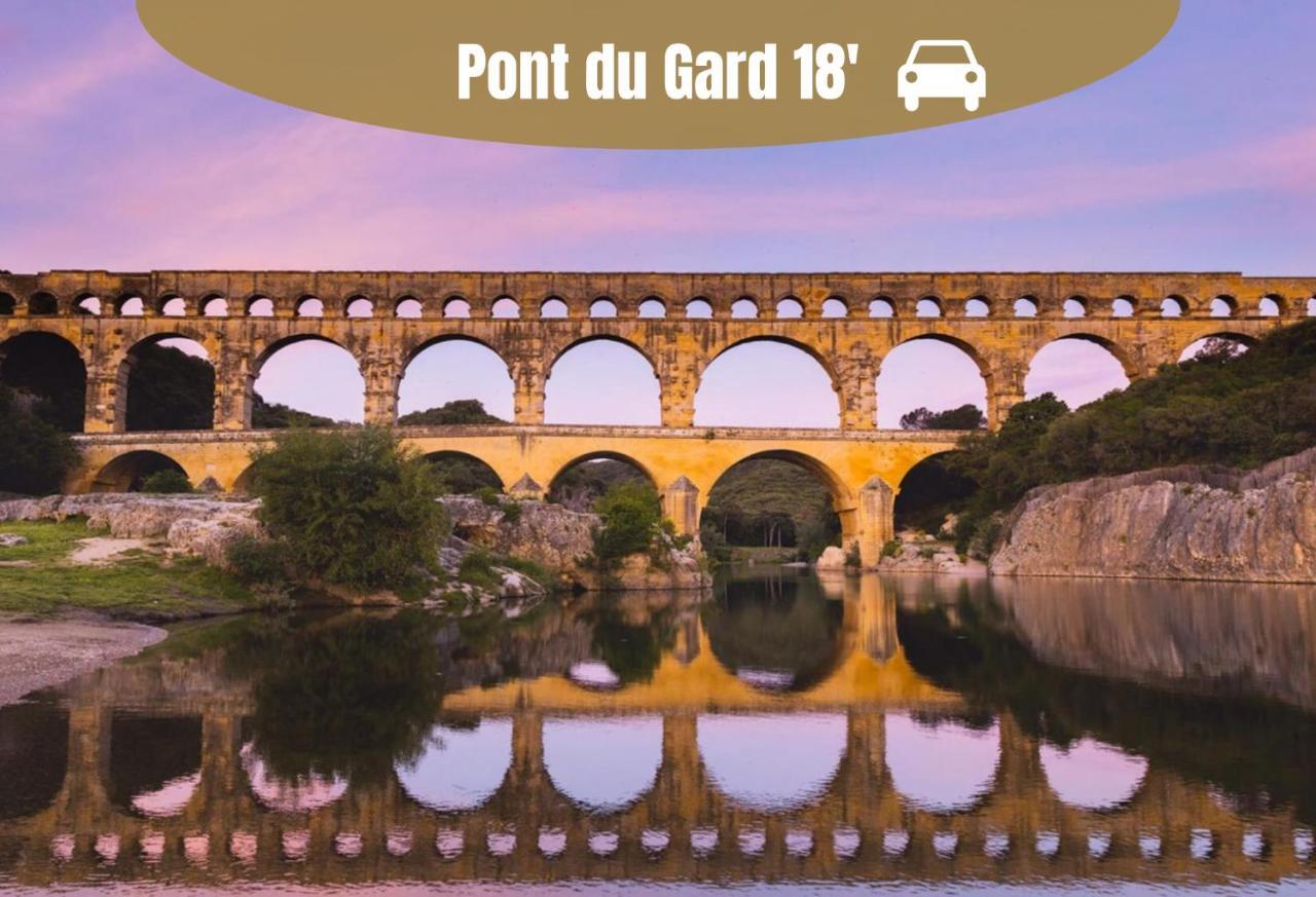 La Casita - Studio Confort Avec Parking Prive - Lit Douillet - Centre Uzes, Pont Du Gard Exteriér fotografie