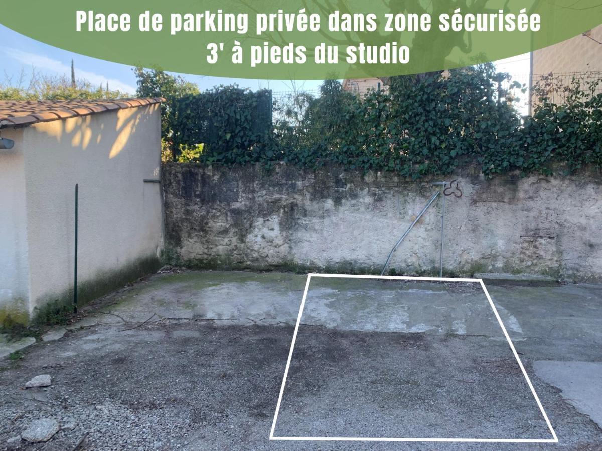 La Casita - Studio Confort Avec Parking Prive - Lit Douillet - Centre Uzes, Pont Du Gard Exteriér fotografie