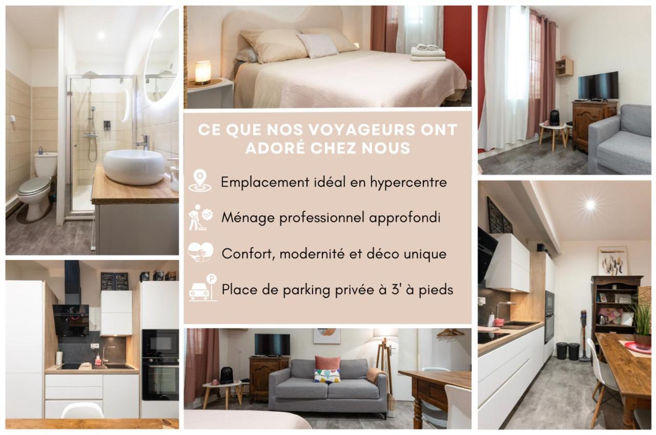 La Casita - Studio Confort Avec Parking Prive - Lit Douillet - Centre Uzes, Pont Du Gard Exteriér fotografie
